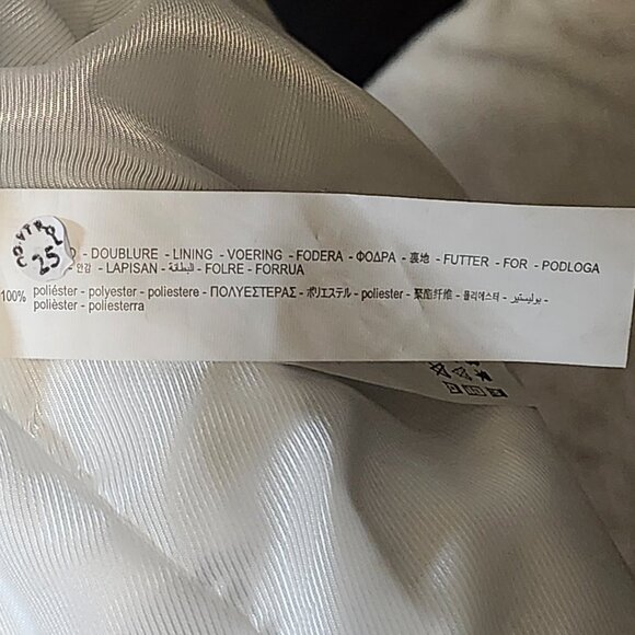 ZARA Women’s Cropped Double-Breasted Blazer – White – Size XL - Picture 11 of 11
